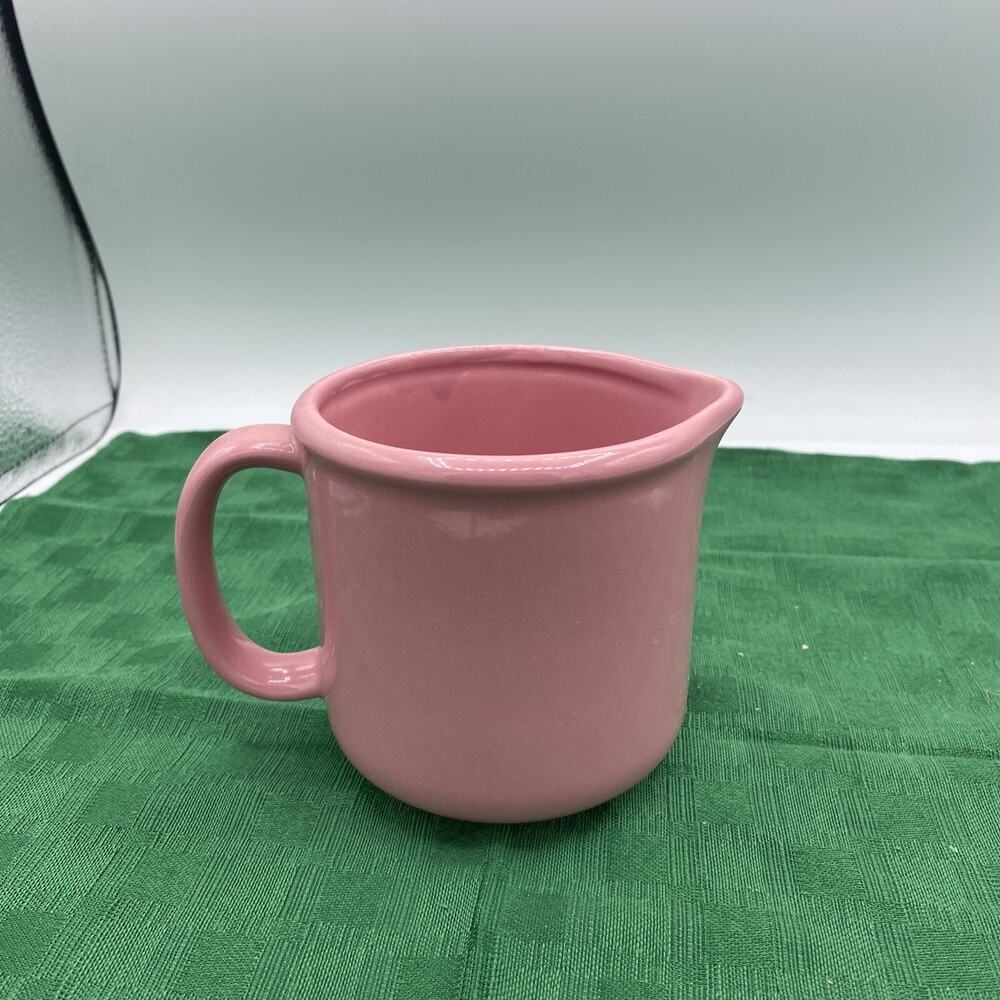 Baker Hart Stuart Mauve Coffee Creamer Mug Stoneware Japan Pastel Pink